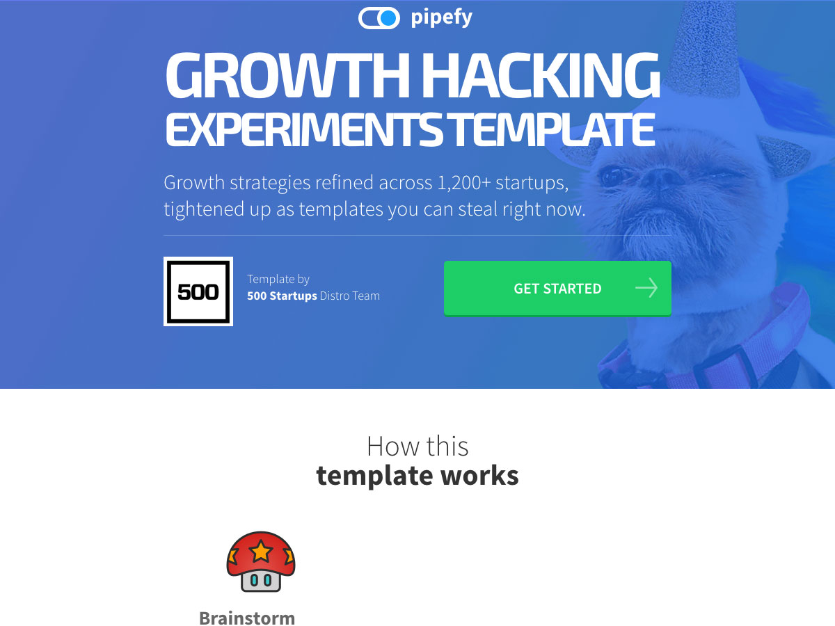Growth Hacking Experiments Template
