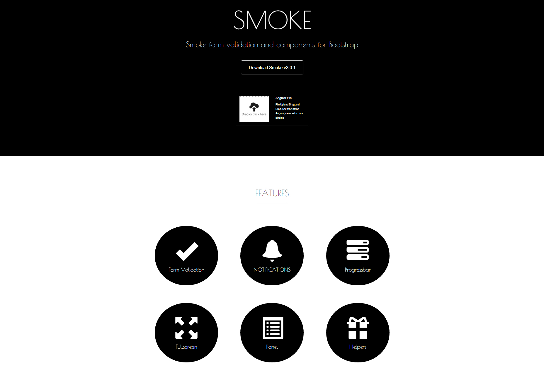 Καπνός: Επικύρωση φόρμας Bootstrap & Εξαρτήματα