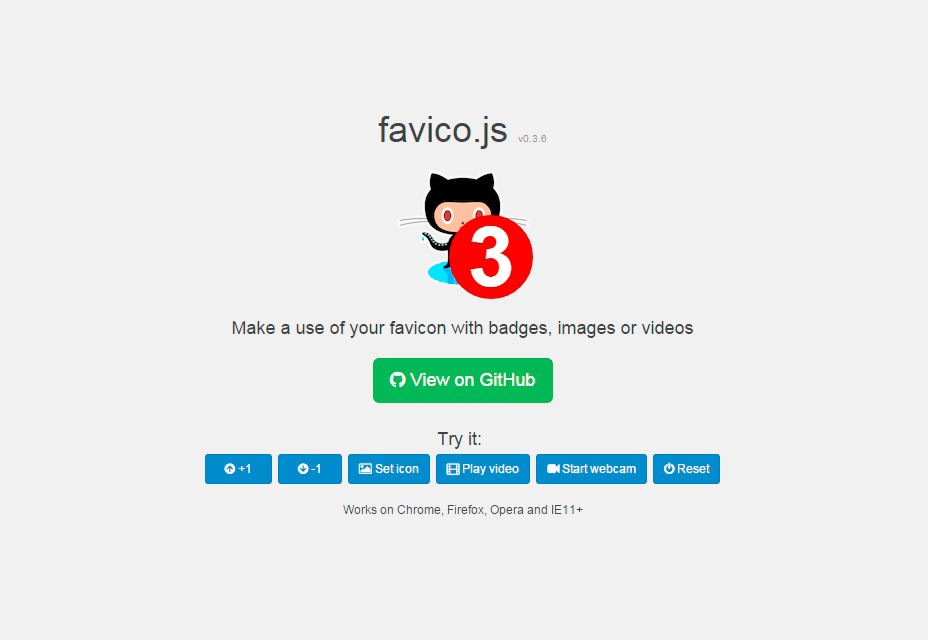 Favico.js: Haz un uso de tu Favicon