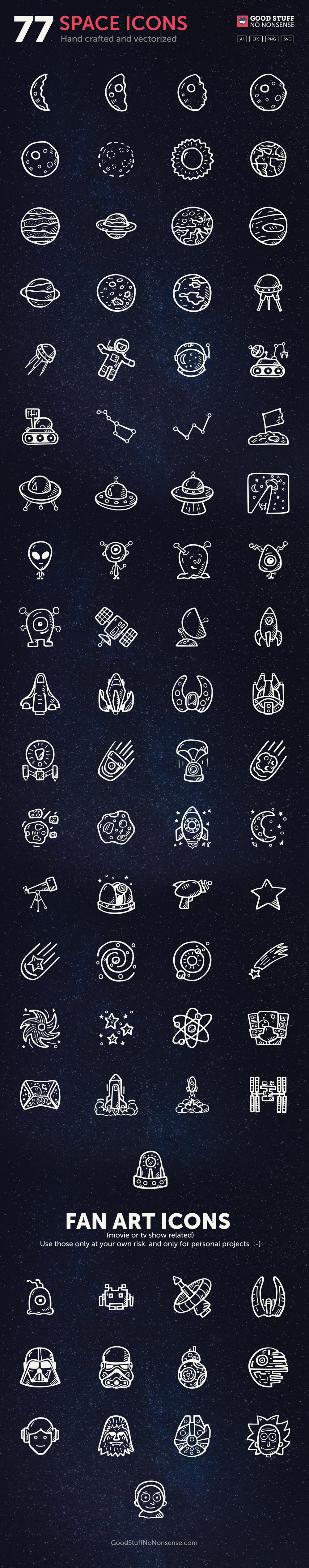 ikony prostoru-ručně kreslené ikony-základní-plné