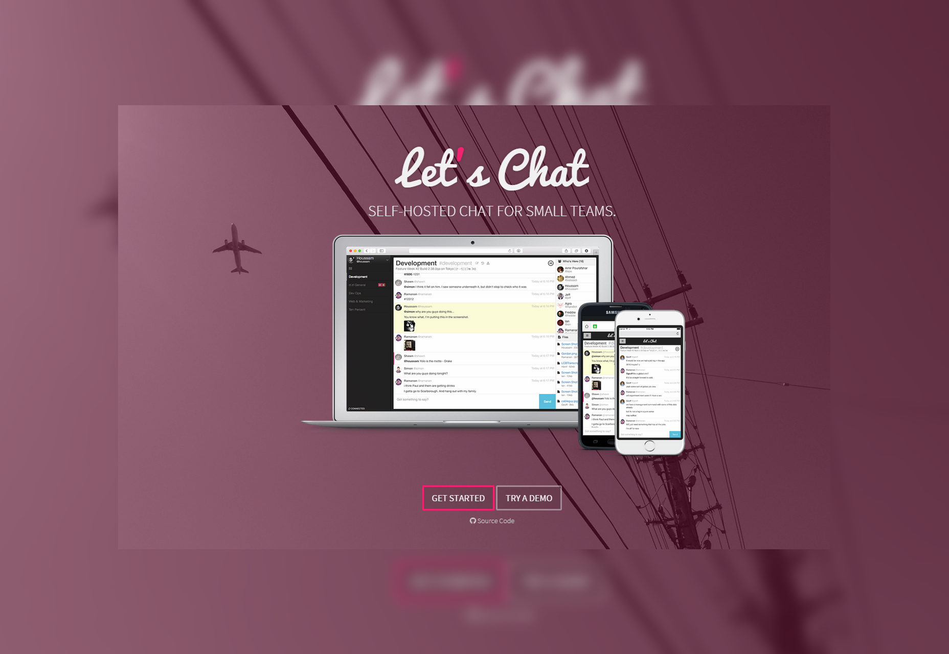 Let's Chat: Kleines selbst gehostetes Chat-Tool