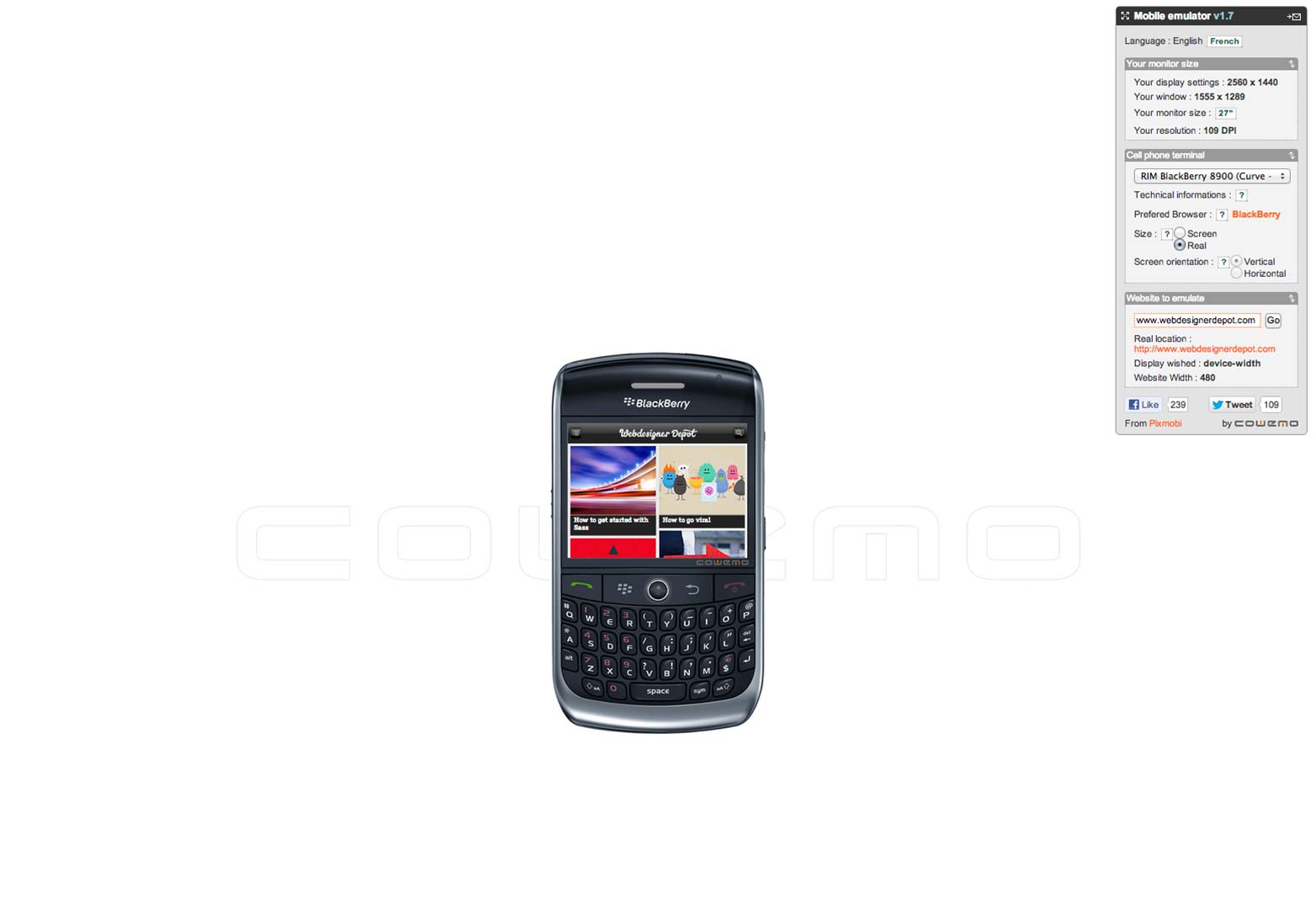 Mobile Phone Emulator
