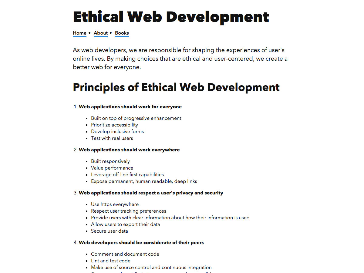 Web ética