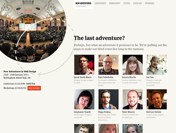 nieuwe avonturen in webdesign