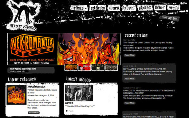 Hellcat Records website