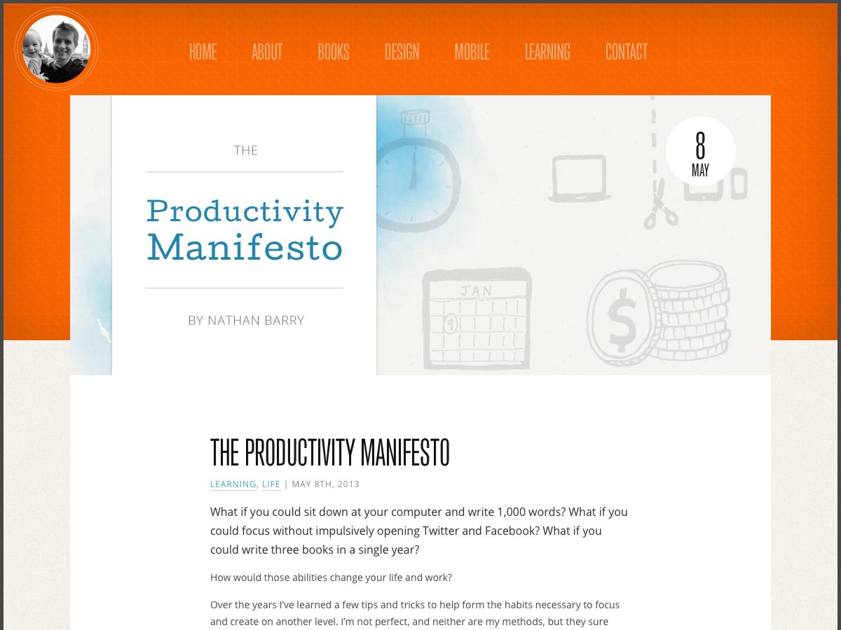 produktivitets manifest