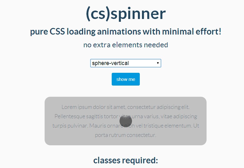 CSSpinner