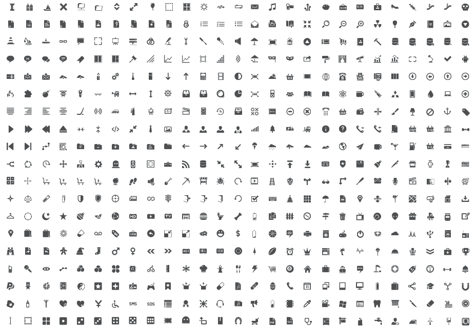 1450 volné vektorové ikony