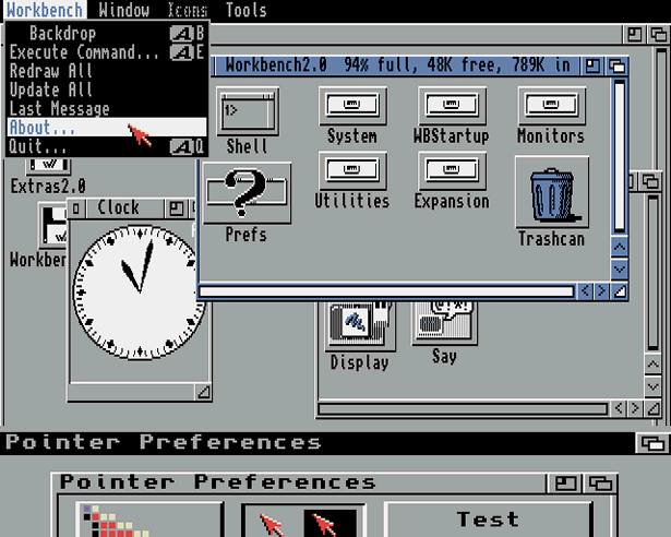 Amiga vinnuborð 2