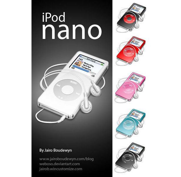 iPod Nano-pictogrammen