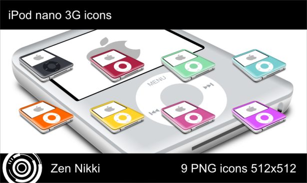 Ícones do iPod Nano 3G