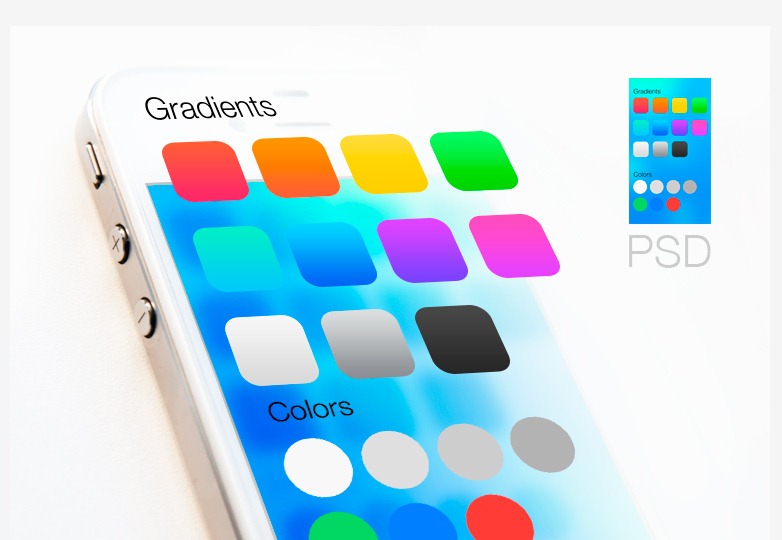 iOS7 Gradients and Colours