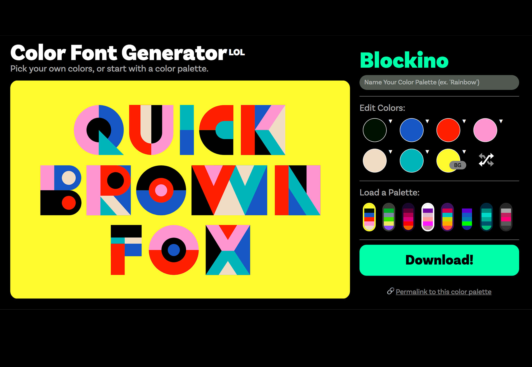 kleur-font
