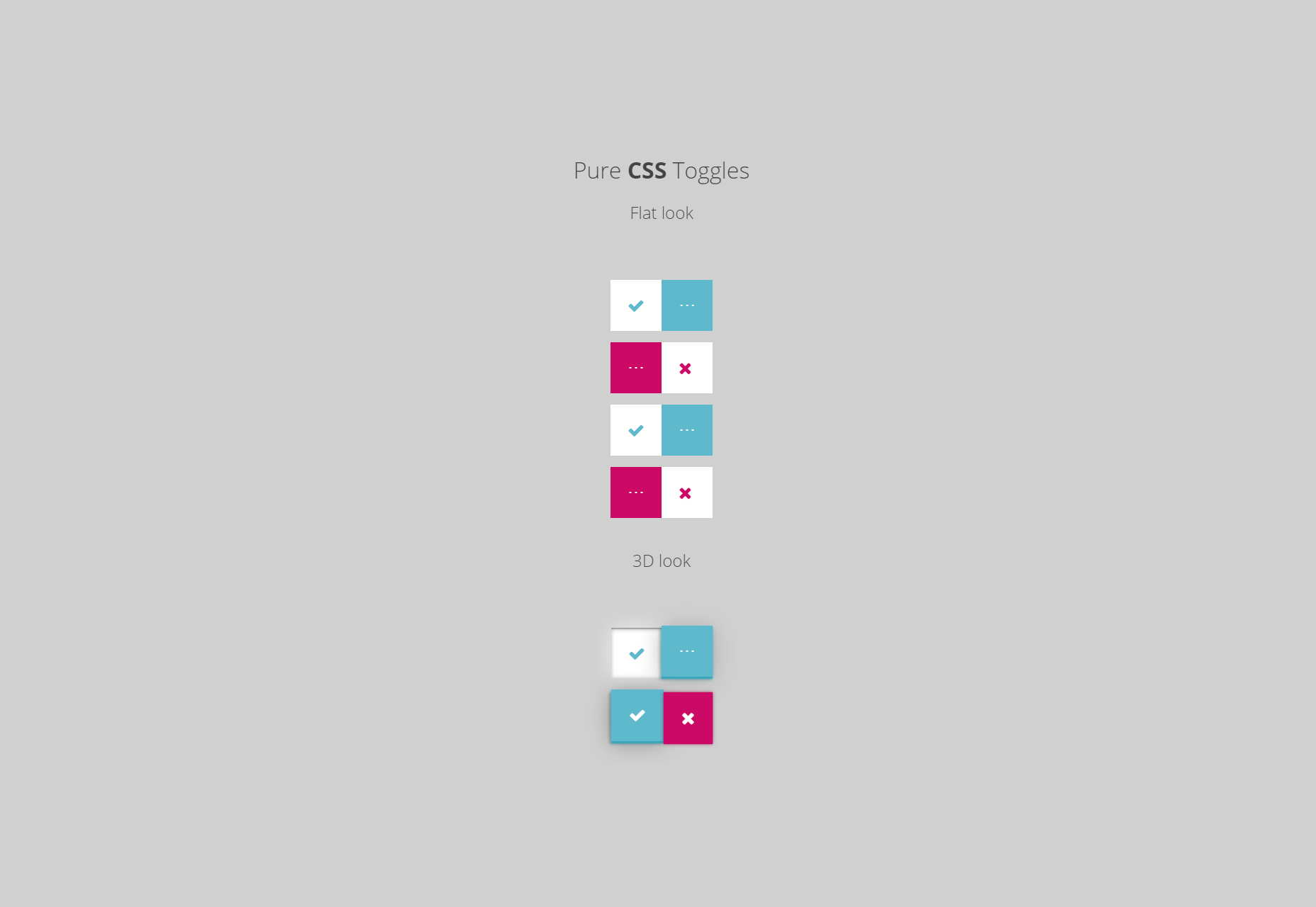 Pure CSS Animated bascule Snippet