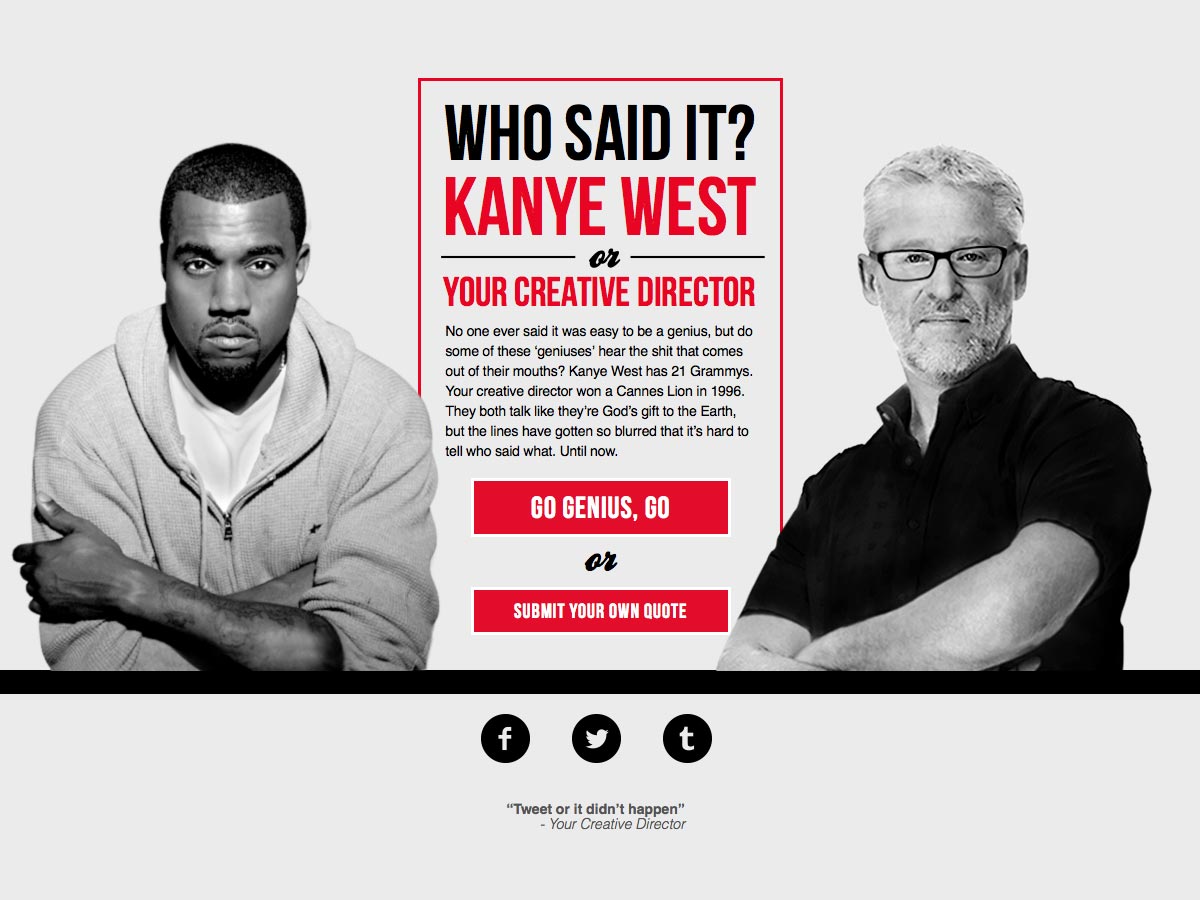 Kanye vs directeur créatif