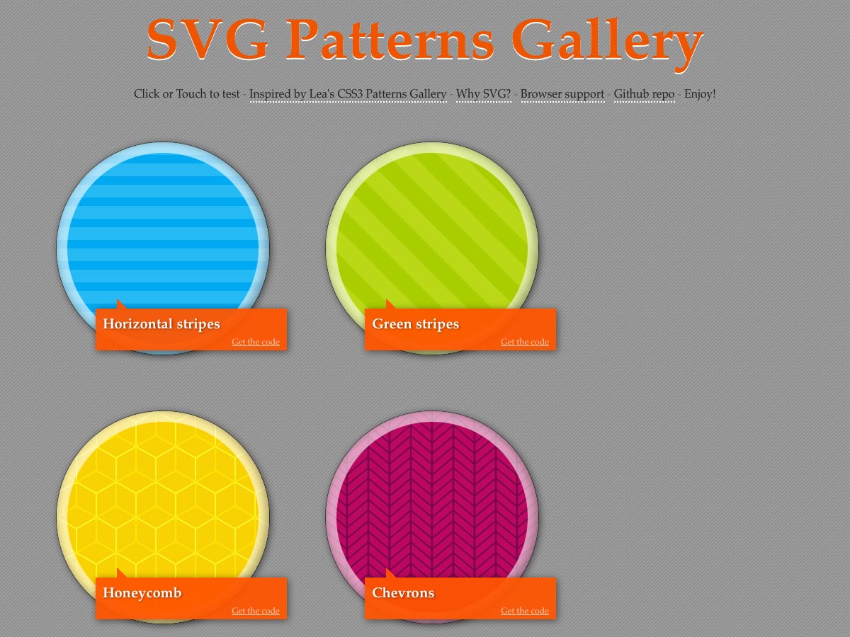 svg patterns gallery
