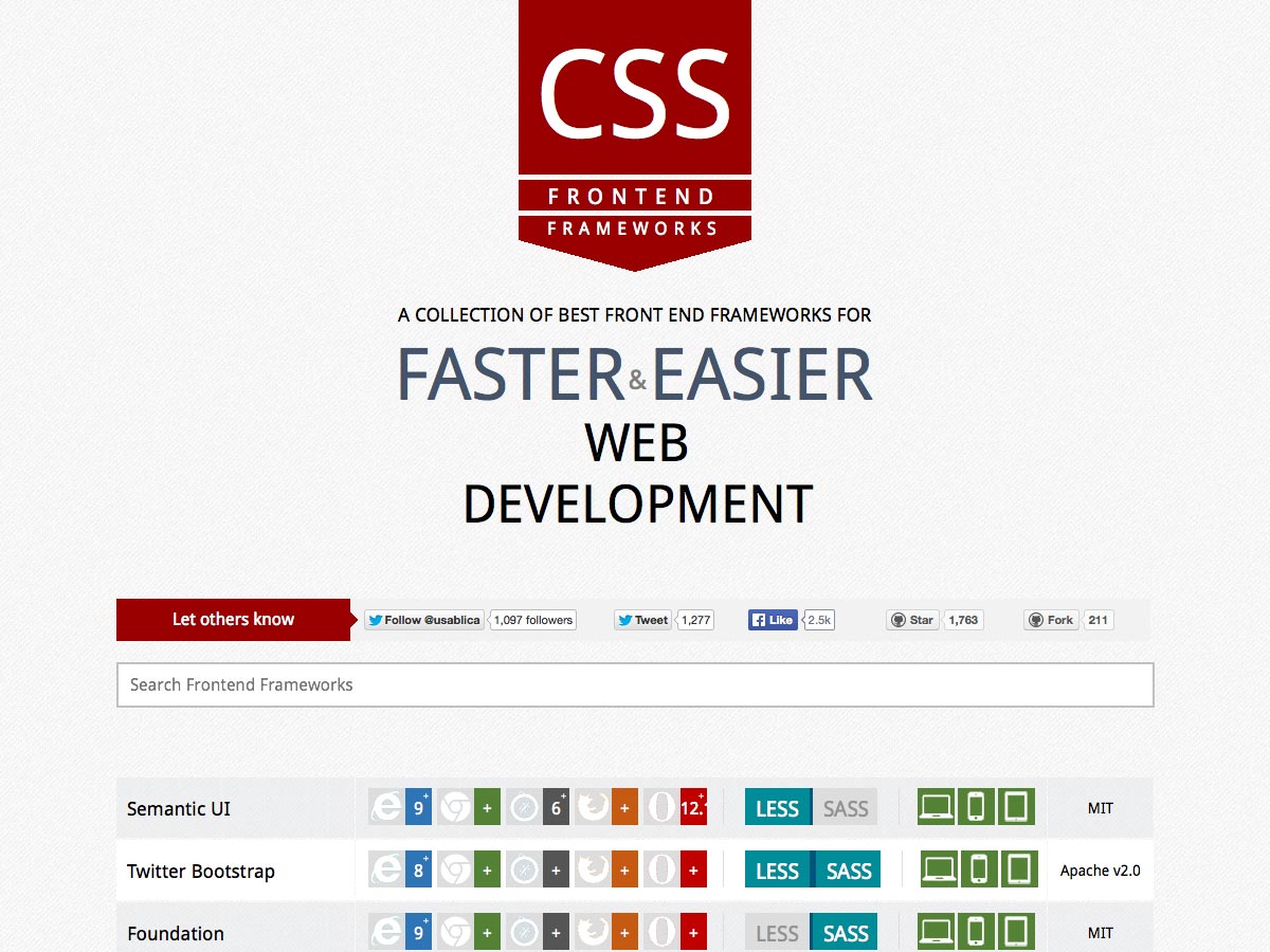 css front-end rammer
