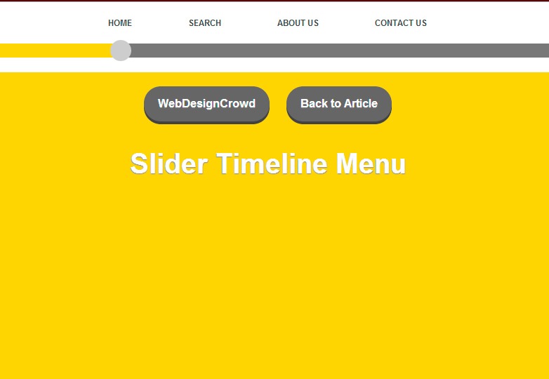 timeline menu